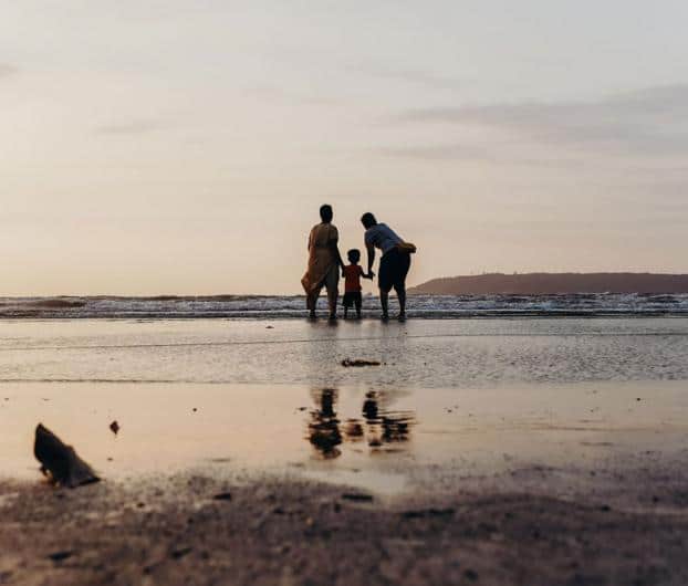 Balade famille plage