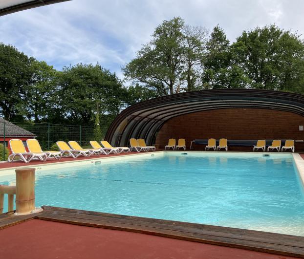 Camping piscine couverte chauffée morbihan