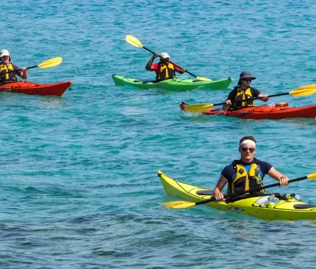 Kayak sur rivière près La Gacilly