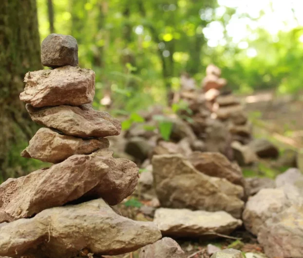 Pierres empilées Brocéliande